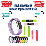 Fitbit Alta/ Alta Hr Silicone Rubber Smart Watch Replacement Band Strap (Design 1)