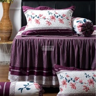 Soraya Bedsheet Queen Rimple CVC Floral Motif Size 160x200x30cm