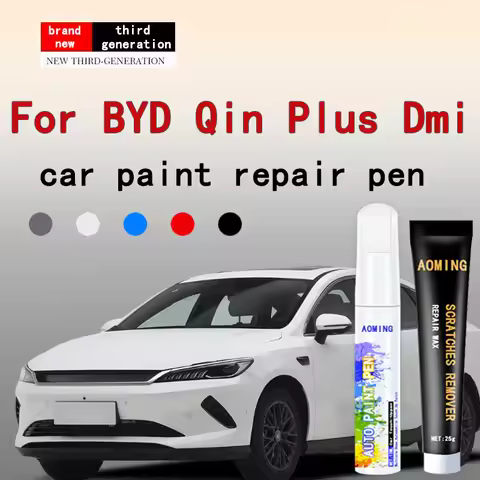 Paint Repair Pen Touch Up Scratch Remover DIY Auto Accessories Black White Gray Red Blue For BYD Qin
