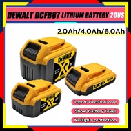 (100% original)20V DeWalt DCFB87 2.0Ah/4.0Ah/6.0Ah XR Li-Ion Lithium Battery Compatible with all DeW