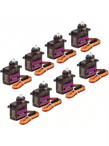 5/ 10/ 20/ 50pcs MG90S 4.8V 9g Metal Gear Analog Micro Coreless Servos Upgraded SG90 For Vehicle Hel