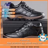COD 2023 New Eager mens hiking shoes outdoor leather waterproof shoes hiking shoes mens shoes fashio