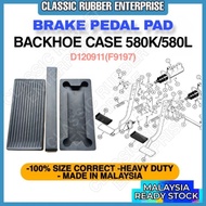 BACKHOE CASE 580K 580L BRAKE PEDAL PAD RUBBER ( D120911 / F9197 )