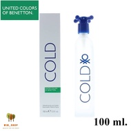 Benetton cold For men 100ml. น้ำหอมแท้ พร้อมกล่อง