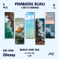 [8PCS] Bookmark Vol. 8 Oceans | View Scenery | Sea & beach || Aesthetic Aesthetic || AESTHETIC AESTH