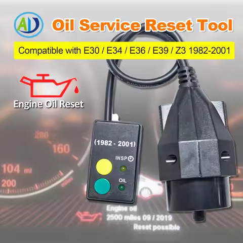 20Pin Oil Service Reset Tool For E30 E34 E36 E39 Z3 1982-2001 Cars OBDII Oil Service Reset 20Pin OBD