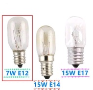 📌พร้อมส่ง📌📌หลอดไฟตู้เย็นขั้วเกลียว E12E14E17 ขนาด 15w