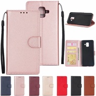 CZMCasing for Samsung Galaxy J4 J6 Plus 2018 J5 J7 Prime 2017 J2 Pro C710 Flip Cover Wallet Case PU Leather Phone Card