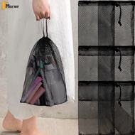 Dopamine Mesh Stationery Coin Triangle Storage Bag - Portable Travel Mesh Bundle Pouch - Compact Out