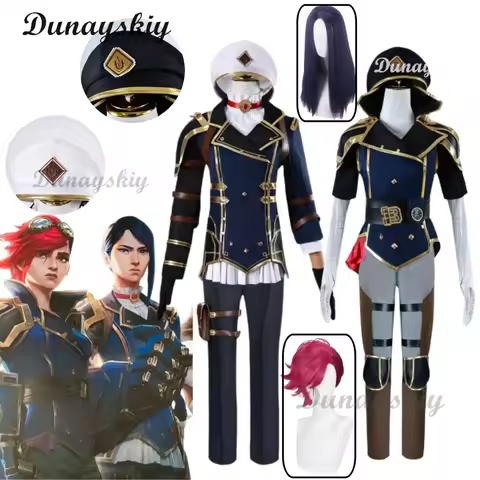 Caitlyn Kiramman Cosplay Violet Arcane:Game Caitlyn The Sheriff Of Piltover Violet Cosplay Costume W