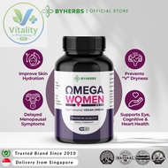 Byherbs Omega Women 3679 | 60 Softgels | Omega 3, 6, 7, 9 & Sea Buckthorn Oil for Women’s Health