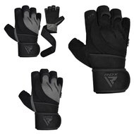 RDX L4 Open Finger Weightlifting Gym Fitness Gloves