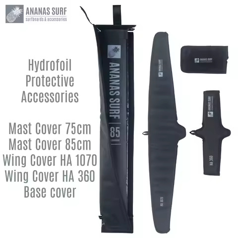 Ananas Surf Hydrofoil Front and Rear Wing, Base and Mast 75,85cm Cover Protective Package