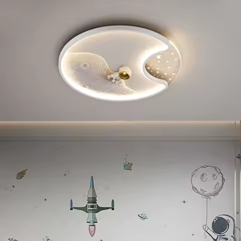 Luminaire Modern Astronaut Led Ceiling Lamp Children kids Boy Bedroom Light Surface Mounted led ceil