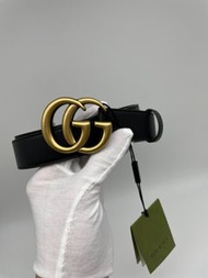 【全新正品】Gucci古馳古琦雙GG皮帶女腰帶
