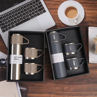 Bình đựng nước giữ nhiệt 500ml bình giữ nhiệt inox không gỉ cao cấp thiết kế nắp đậy dạng ly uống nư