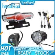 E-Bike Headlight Tail Light Sets Electric Bicycle 24V-48V Light Group Horn Tail Light Brake Light Tu