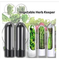 Herb Storage Vegetable Leaf Storage Container Celery Basil Herb Keepe