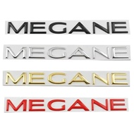 3D Car Metal Trunk Letters Words Logo Emblem Badge Decals Sticker For Renault Megane 1 2 3 4 5 RS GT