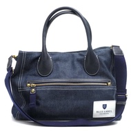 [Pre Owned] BLUE LABEL CRESTBRIDGE Handbag 01570-02 2WAY Shoulder Bag Denim