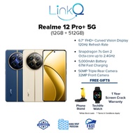 [READY STOCK] Realme 12 Pro+ 5G (12GB+512GB) Smartphone - Original 1 Year Warranty by REALME MY
