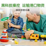 賣場免運！樂高官方旗艦店正品10875得寶智能貨運火車積木益智禮物