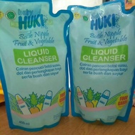 Baby huki bottle nipple fruit &amp; vegetable liquid cleanser 450ml