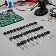 50PCS TO-92 NPN BJT Transistor Assortment: 2N5551 and 2N5401 for Switching Applications  50PCS Trans