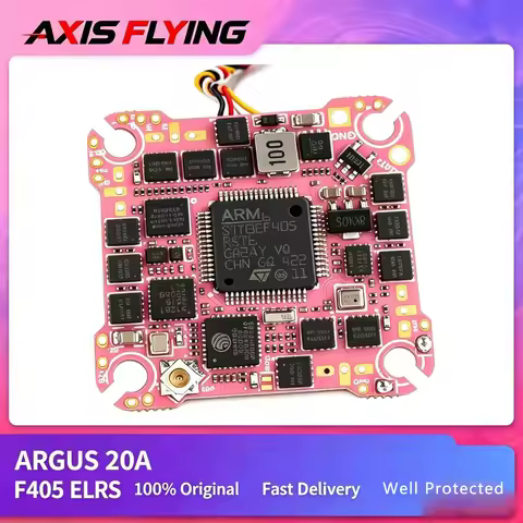 Axisflying 2026 Argus 20A F405 ELRS AIO Flight Controller And ESC for 2-2.5 Inch FPV Drone New Produ