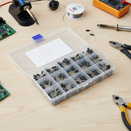 15200 0.1uF220uF 10V/16V/25V/50V  4x7 5x11  15 Jenis Set Kapasitor 200 Keping 0.1uF hingga 220uF 10V