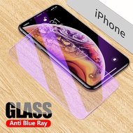 Anti Blue Ray Tempered Glass For iPhone 14 Plus 13 12 11 XS Pro Max X XR 8 7 6 6S Plus Screen Protector