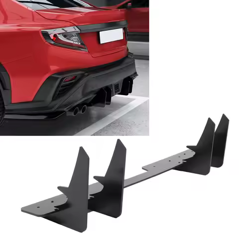 Rear Bumper Lip Body Kit Added Downforce Sporty Look Rear Bumper Lip Spoiler Improved Handling for W