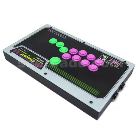 RAC-J800B All Buttons Hitbox Style SQ Arcade Joystick Fight Stick Sanwa OBSF-24 30 Artwork for Video
