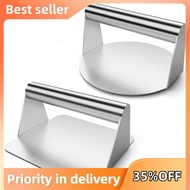 2Pcs Burger ,Hamburger ,5.5Inch Round & Square Smash Burger  for Hamburger Smasher Tool Easy to Use