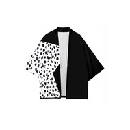 Cruella Cloak Kimono Cardigan Robe Cospaly Costume Print Casual Coat