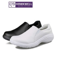 Hawkwell Women Nurse Shoes Slip On Loafers - WHITE 1923