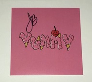 訂貨 Justin Bieber Yummy White Colored 7" Vinyl Single + Signed Cover 黑膠 唱片 彩膠