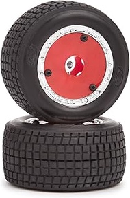 R/C Model Car Parts, 1/16 1/18 Scale, Tire Wheels Set for Losi Racing Losi Mini 8ight F1, 2pcs Red W