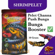 SHRIMPELET BARCA Pelet Channa Push Corak Bunga Booster 50 Gram