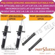PSQ (VW OEM) GENUINE ABSORBER (FRONT, REAR) FOR VW JETTA [162, 1K2] '05-17YR / SCIROCCO [137] '08-17