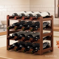 Display Rack Wine Rack Rack Wine Rack Household Bar Wine Cabinet Wine Grid Rack Display Rack Shelf 9