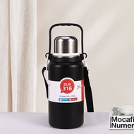 Bình giữ nhiệt inox 316 cao cấp 900ml 1200ml 1500ml SY-8228 kèm dây đeo nắp làm cốc uống nước giữ nh