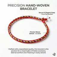 Luck of the 5 Elements Bracelet - Five Elements Tibetan Woven Rope Bracelet - Men's and Women's Spir