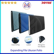 Joyko Expanding File Folio Plastic Folder / Organizer Folder Size F4 / Wallet 13 Compartments Limit 