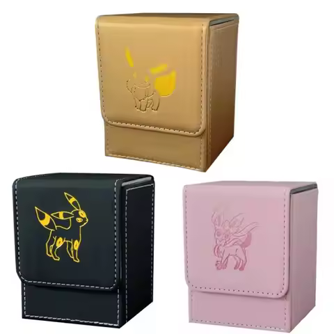 Pokemon Card Deck Storage Box PTCG Board Games Magic Commander Deck Box WS Card Carrying Organiser C
