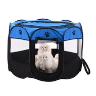 Portable Foldable Waterproof Pet playpen Open-Air Oxford Air Mesh Playpen and Exercise Pen Tent Hous