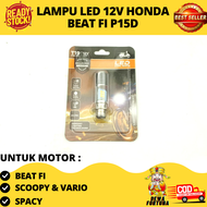 Lampu LED Motor AUTOVISION Honda Beat F1 (Putih) Bohlam RZ1 P15D-25-1LED