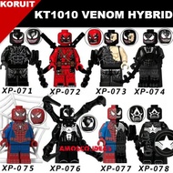 KORUIT KT1010 VENOM SPIDERMAN MINIFIGURE XP071 072 073 074 075 076 077 078