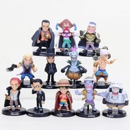 One Piece Figure Set 12 Piece Figure Enel Moria Super Rare Figure Cake Figure Luffy Figure Shanks Fi