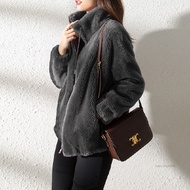 【Fast Delivery】 Essentials Womens Fleece Jacket Long Sleeve Full Zip Sweaters Hoodies for Winter Spr